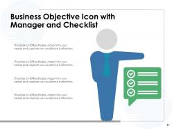 Business Objective Icon Financial Management Arrow Achievement Roadmap
