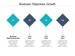 Business objectives growth ppt powerpoint presentation styles professional cpb