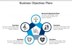 Business objectives plans ppt powerpoint presentation file background cpb