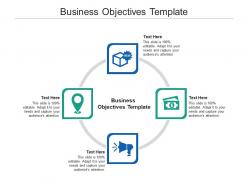Business objectives template ppt powerpoint presentation layouts professional cpb