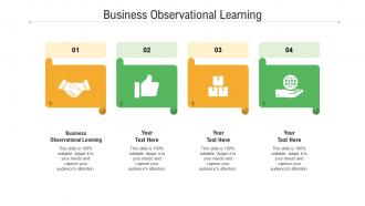 Business observational learning ppt powerpoint presentation gallery sample cpb