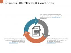 Business Offer Terms And Conditions Powerpoint Show