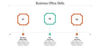 Business office skills ppt powerpoint presentation professional templates cpb