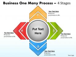 Business one many process 4 stages 12