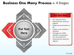 Business one many process 4 stages 12