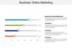 Business online marketing ppt powerpoint presentation icon cpb