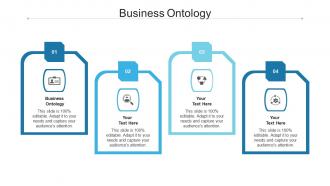 Business ontology ppt powerpoint presentation infographic template microsoft cpb