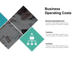 Business operating costs ppt powerpoint presentation model files cpb