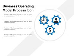 Business operating model process icon