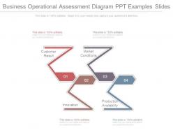 Business operational assessment diagram ppt examples slides