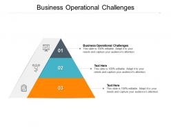 Business operational challenges ppt powerpoint presentation summary designs cpb