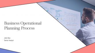 Business Operational Planning Process PPT Structure AT