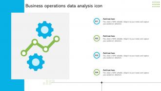 Business Operations Data Analysis Icon
