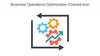 Business Operations Optimization Colored Icon In Powerpoint Pptx Png And Editable Eps Format