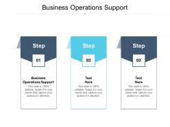 Business operations support ppt powerpoint presentation infographics design templates cpb