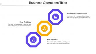 Business Operations Titles Ppt Powerpoint Presentation Introduction Cpb