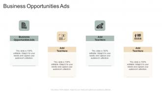 Business Opportunities Ads In Powerpoint And Google Slides Cpb