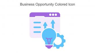Business Opportunity Colored Icon In Powerpoint Pptx Png And Editable Eps Format