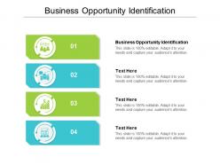 Business opportunity identification ppt powerpoint presentation file mockup cpb