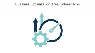 Business Optimization Area Colored Icon In Powerpoint Pptx Png And Editable Eps Format