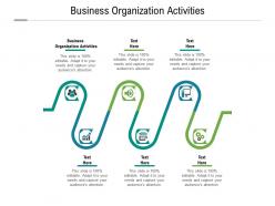 Business organization activities ppt powerpoint presentation file background designs cpb