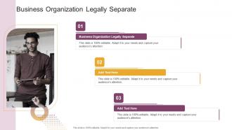Business Organization Legally Separate In Powerpoint And Google Slides Cpb