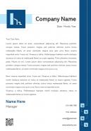 Business organization letterhead design template