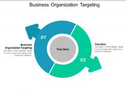 Business organization targeting ppt powerpoint presentation visual aids deck cpb