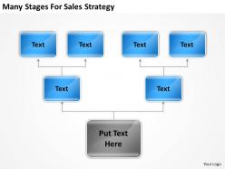 Business organizational chart examples many stages for sales strategy powerpoint templates 0515