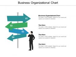 Business organizational chart ppt powerpoint presentation icon model cpb
