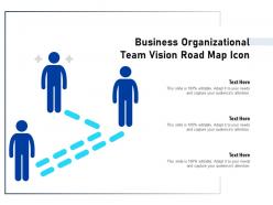 Business organizational team vision road map icon