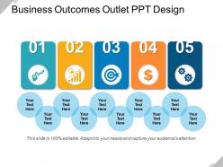 Business outcomes outlet ppt design