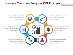 Business outcomes template ppt example