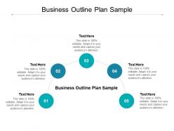 Business outline plan sample ppt powerpoint presentation infographic template cpb