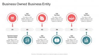 Business Owned Business Entity In Powerpoint And Google Slides Cpb
