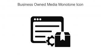 Business Owned Media Monotone Icon In Powerpoint Pptx Png And Editable Eps Format