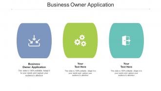Business owner application ppt powerpoint presentation icon graphics design cpb