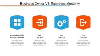 Business Owner Vs Employee Mentality Ppt Powerpoint Presentation Styles Maker Cpb
