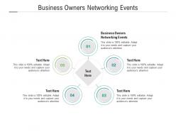 Business owners networking events ppt powerpoint presentation gallery model cpb
