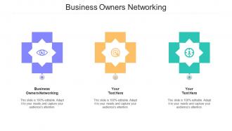 Business Owners Networking Ppt Powerpoint Presentation Icon Tips Cpb