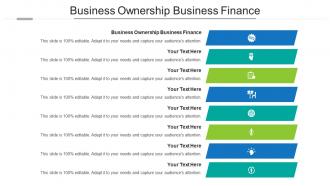 Business Ownership Business Finance Ppt Powerpoint Presentation Summary Backgrounds Cpb