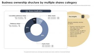 Business Ownership Structure By Multiple Shares Category