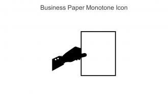 Business Paper Monotone Icon In Powerpoint Pptx Png And Editable Eps Format