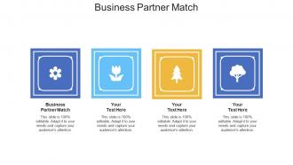 Business partner match ppt powerpoint presentation inspiration model cpb