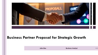 Business Partner Proposal For Strategic Growth PPT Template AT