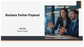 Business Partner Proposal PPT Mockup AT