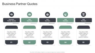 Business Partner Quotes In Powerpoint And Google Slides Cpb