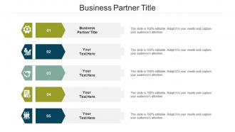 Business Partner Title Ppt Powerpoint Presentation Infographic Template Portrait Cpb