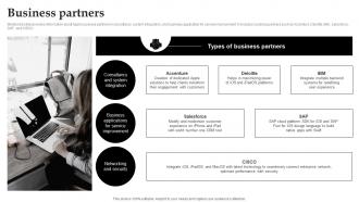 Business Partners Apple Company Profile Ppt Demonstration CP SS