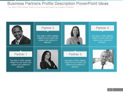 Business partners profile description powerpoint ideas